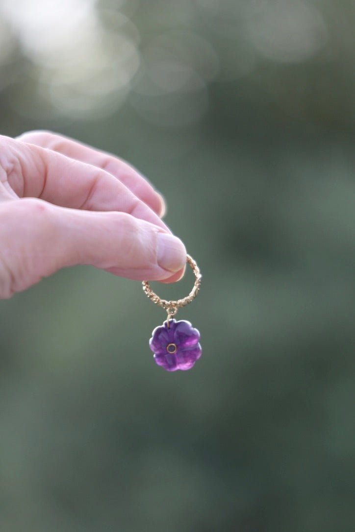 Bague La Tant Attendue — Fleur talisman & éclat intemporel - Mathilde ma muse : bijoux de créateur