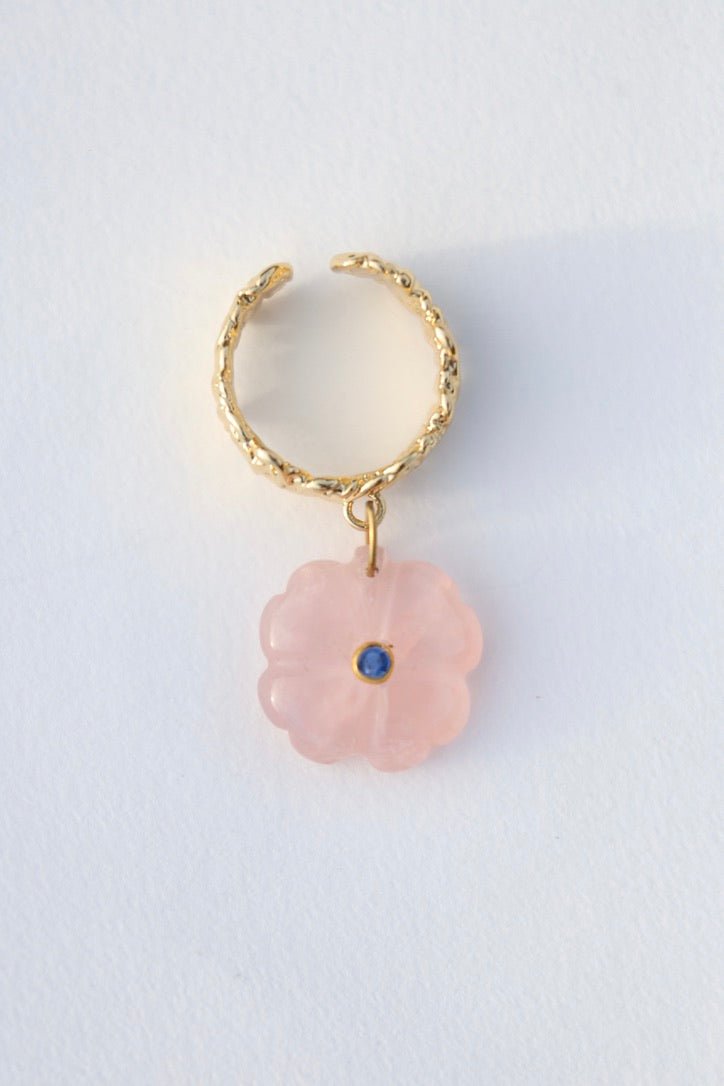 Bague La Tant Attendue — Fleur talisman & éclat intemporel - Mathilde ma muse : bijoux de créateur