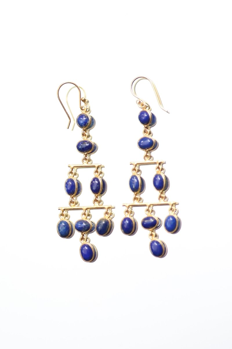 Boucles d'Oreilles Harmonie Céleste en Vermeil - Mathilde ma muse : bijoux de créateur