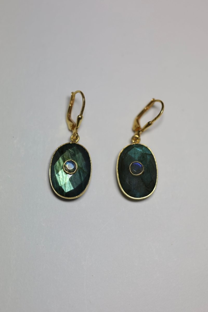 Boucles d'Oreilles Jardin d'Hiver - Mathilde ma muse : bijoux de créateur