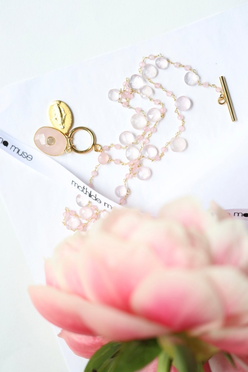 Collier Giardino di Rose - "Jardin d'Hiver" - Mathilde ma muse : bijoux de créateur
