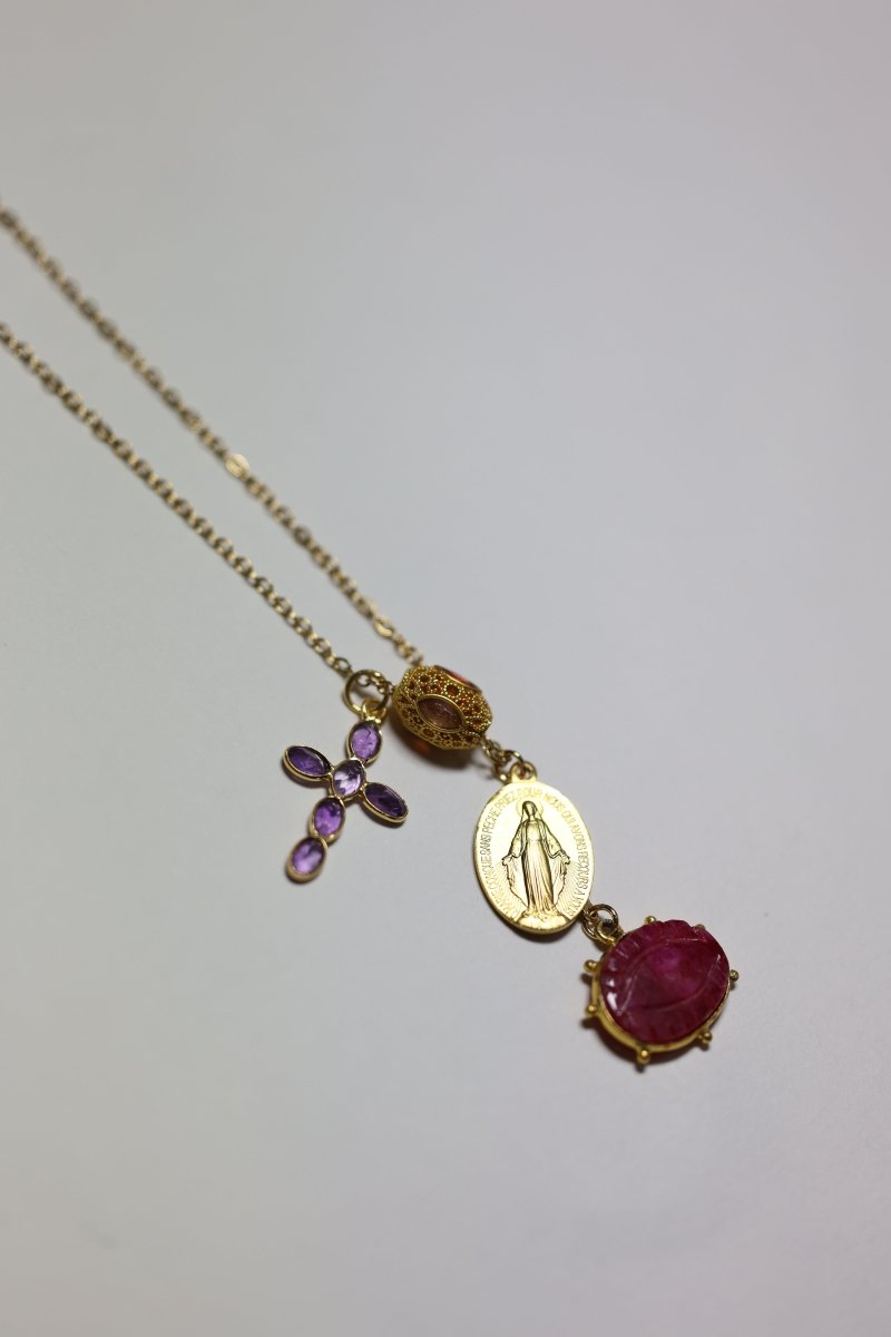 Croix Protectrice – Foi, Lumière et Équilibre - Mathilde ma muse : bijoux de créateur