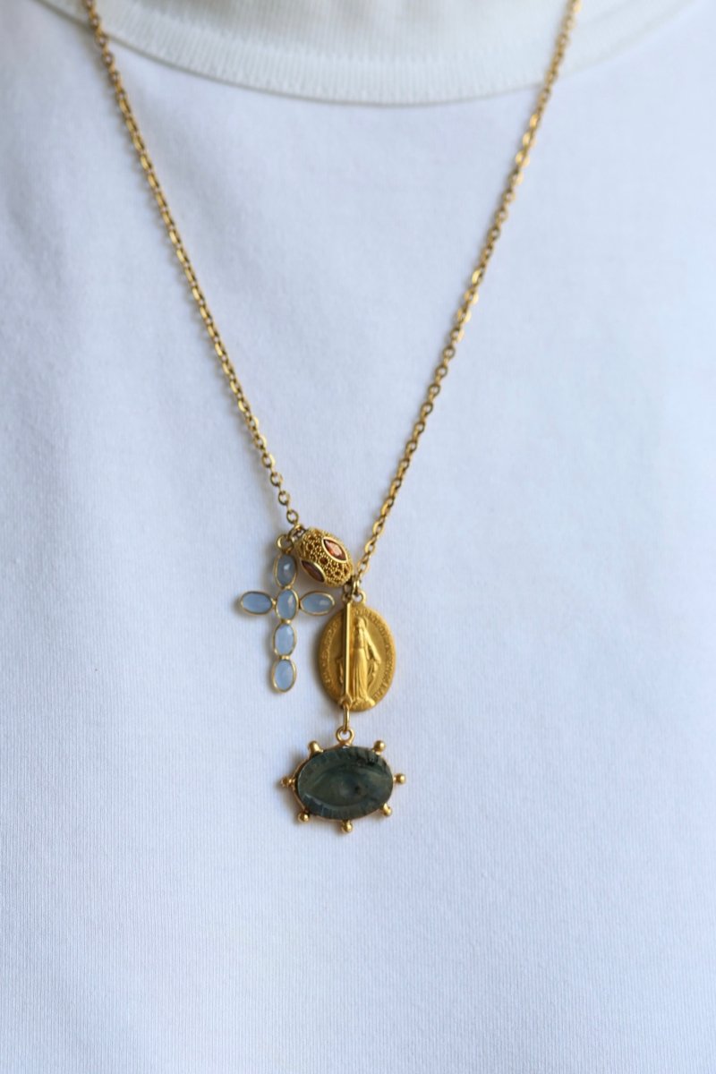 Croix Protectrice – Foi, Lumière et Équilibre - Mathilde ma muse : bijoux de créateur