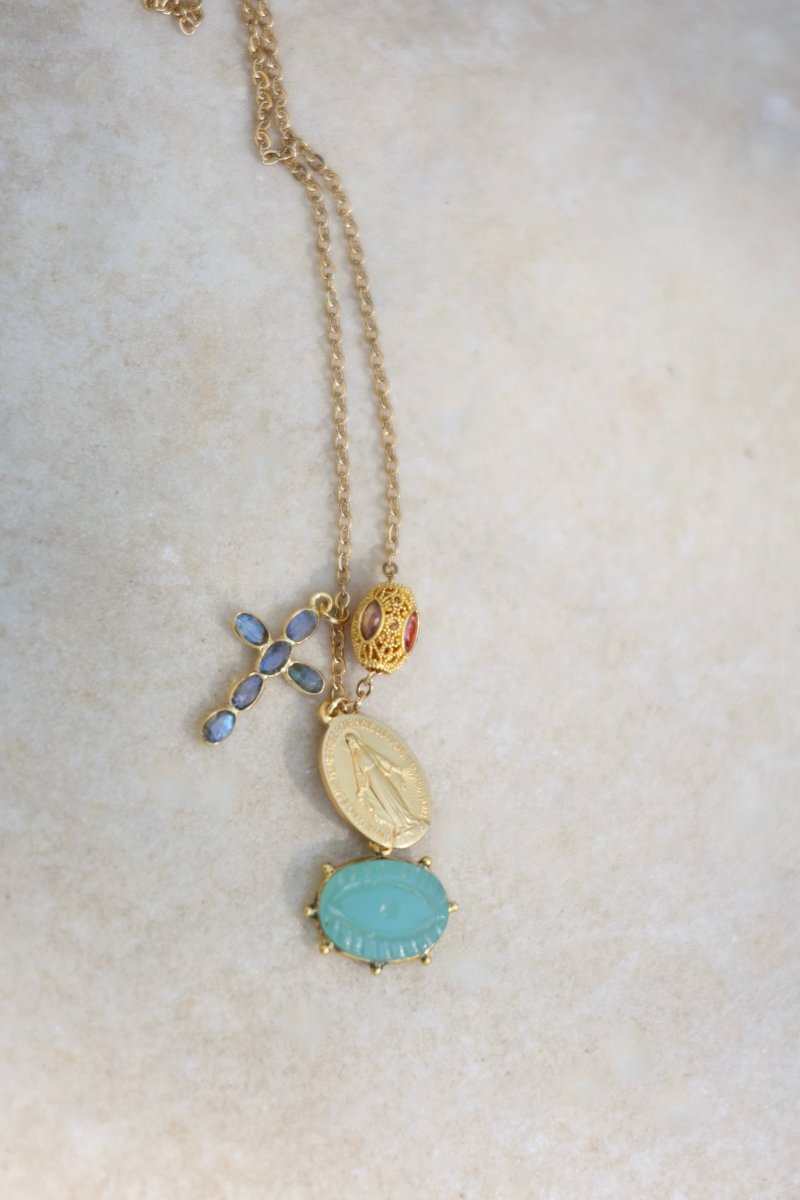 Croix Protectrice – Foi, Lumière et Équilibre - Mathilde ma muse : bijoux de créateur