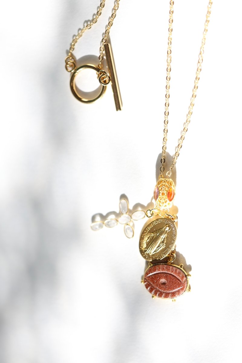 Croix Protectrice – Foi, Lumière et Équilibre - Mathilde ma muse : bijoux de créateur