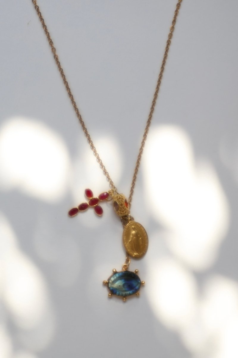 Croix Protectrice – Foi, Lumière et Équilibre - Mathilde ma muse : bijoux de créateur