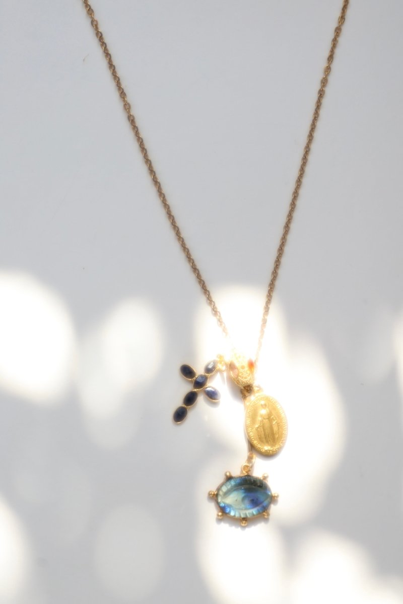 Croix Protectrice – Foi, Lumière et Équilibre - Mathilde ma muse : bijoux de créateur