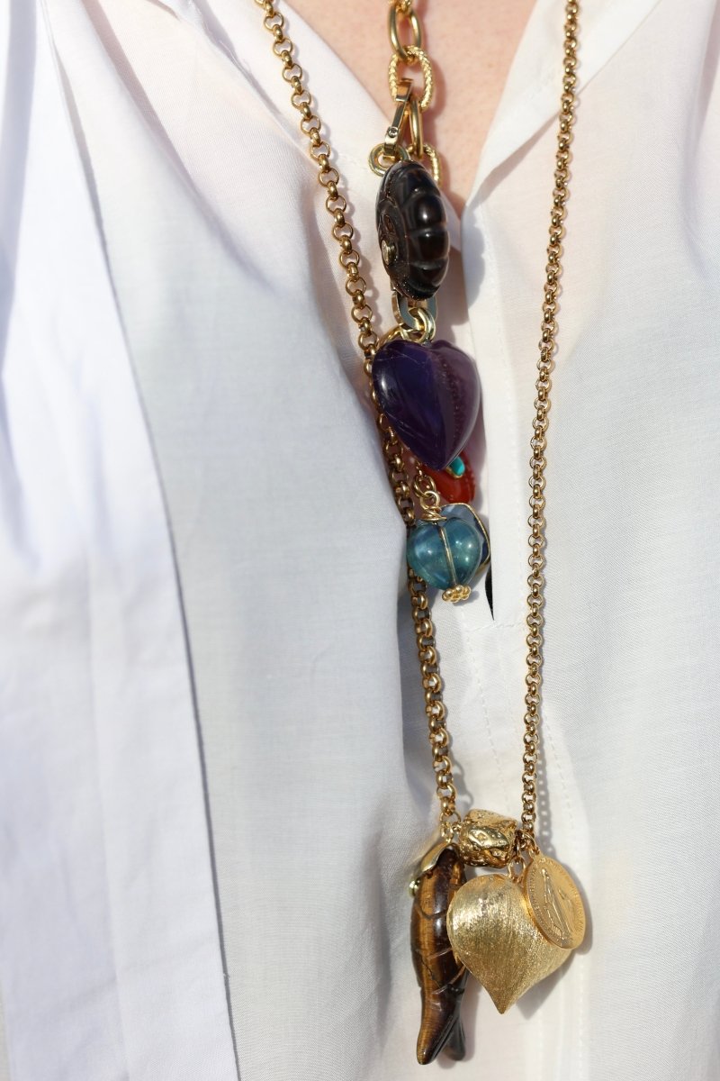 Le Sautoir Trésor Gardé - Mathilde ma muse : bijoux de créateur