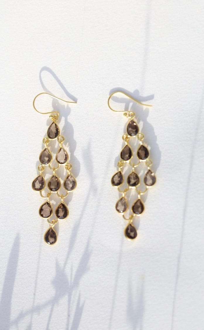 Les Cascades – Boucles d’oreilles pierres fines - Mathilde ma muse : bijoux de créateur