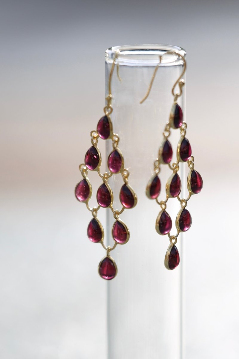 Les Cascades – Boucles d’oreilles pierres fines - Mathilde ma muse : bijoux de créateur