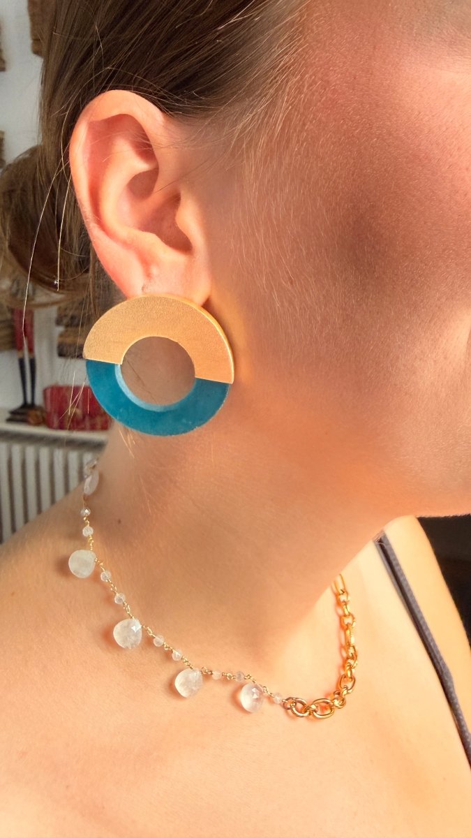 Les Éditos – Agate graphique - Mathilde ma muse : bijoux de créateur