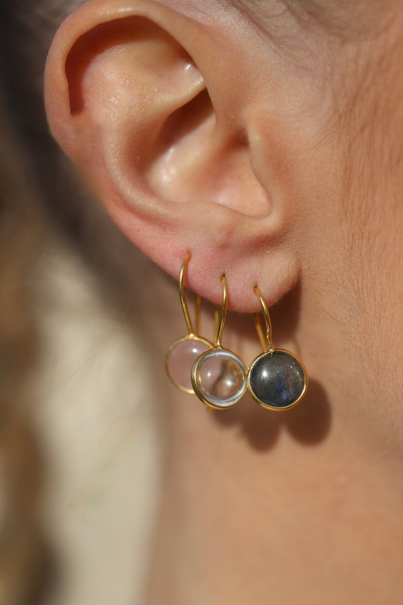 Les Élégantes – Boucles d’oreilles pierres fines - Mathilde ma muse : bijoux de créateur