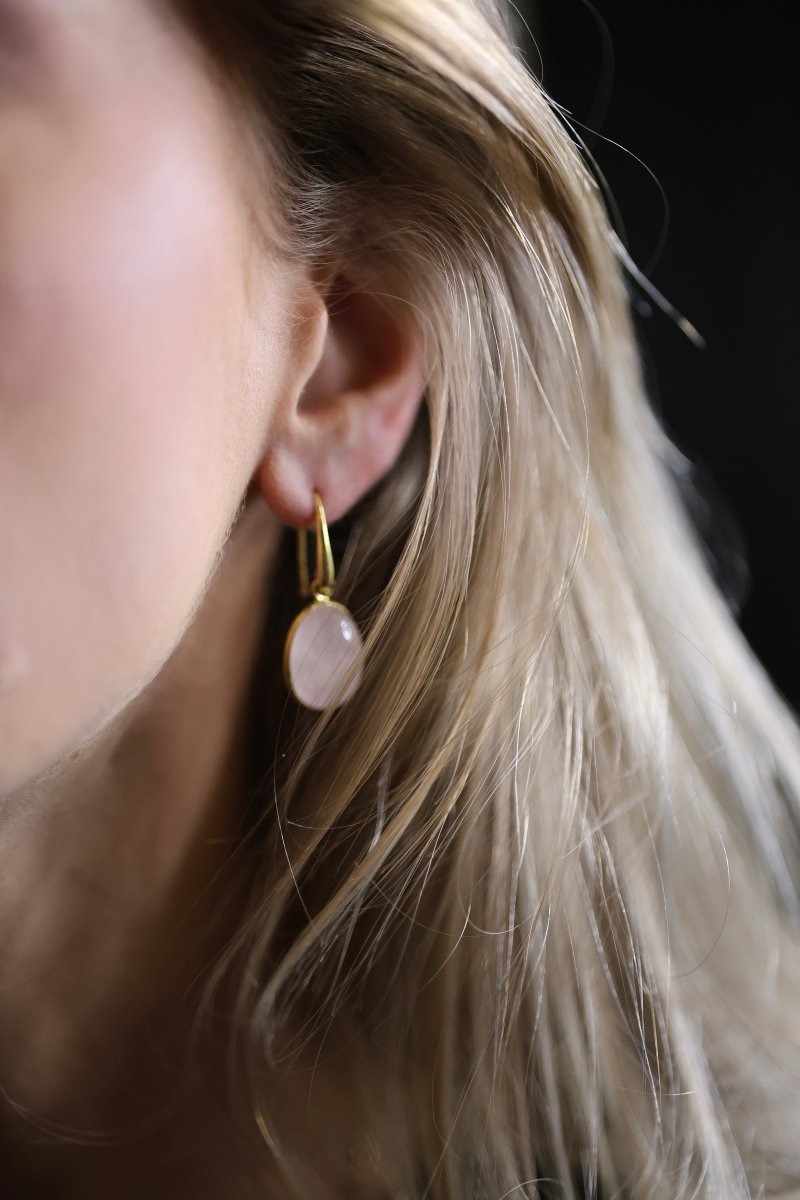 Les Élégantes – Boucles d’oreilles pierres fines - Mathilde ma muse : bijoux de créateur