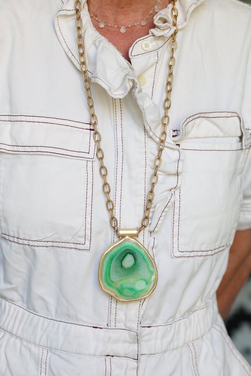.Les Empreintes (Agate) - Mathilde ma muse : bijoux de créateur