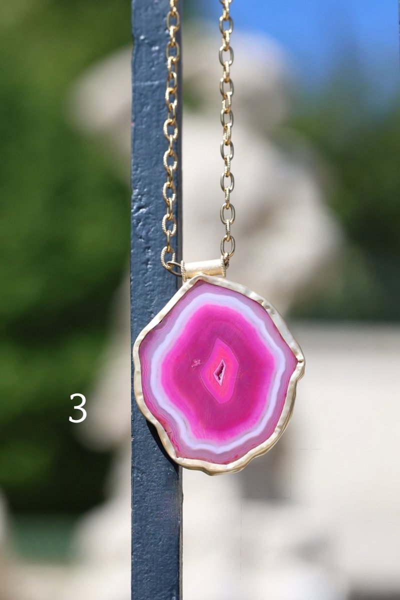 .Les Empreintes (Agate) - Mathilde ma muse : bijoux de créateur