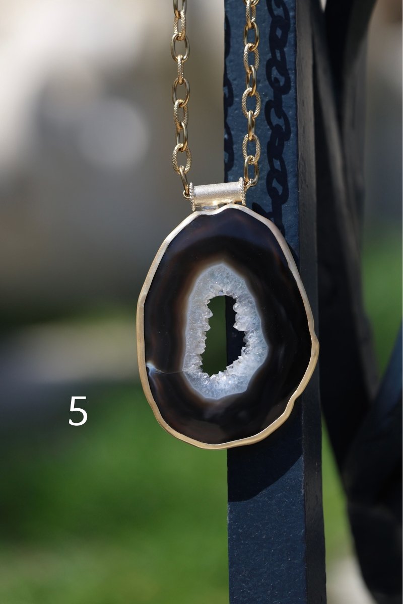 .Les Empreintes (Agate) - Mathilde ma muse : bijoux de créateur