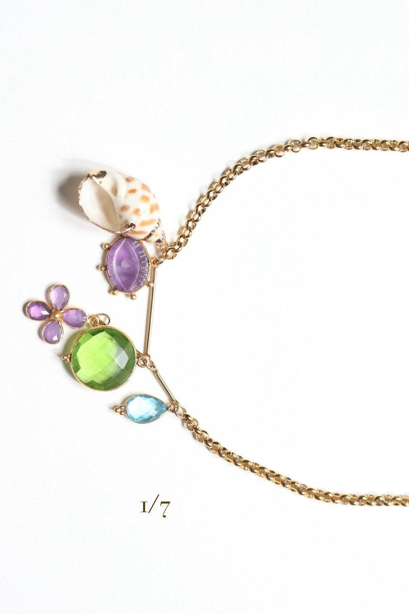 Les Gourmandises – Sautoirs uniques d’été - Mathilde ma muse : bijoux de créateur