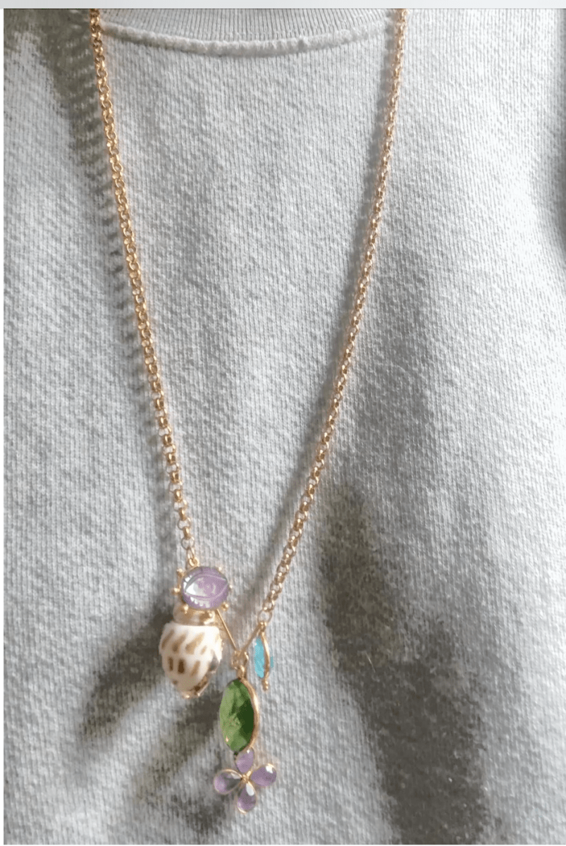 Les Gourmandises – Sautoirs uniques d’été - Mathilde ma muse : bijoux de créateur