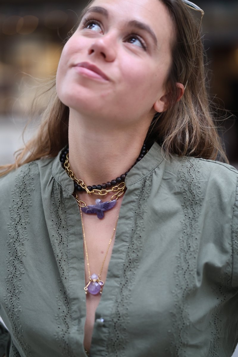 Merci – Le Grand Flacon Bijou en Pierres Fines - Mathilde ma muse : bijoux de créateur