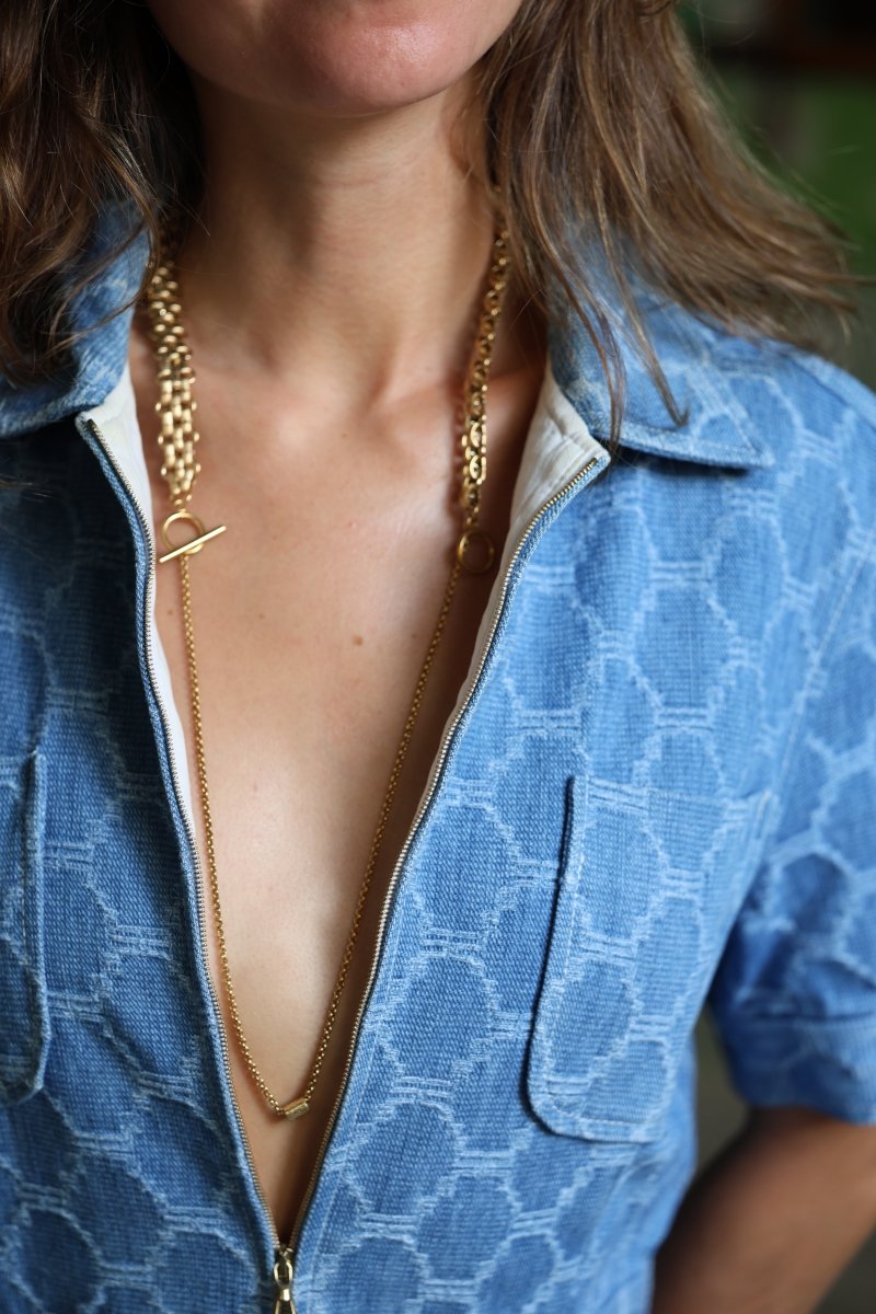 Sautoir Felineance - Luxe Sauvage - Mathilde ma muse : bijoux de créateur