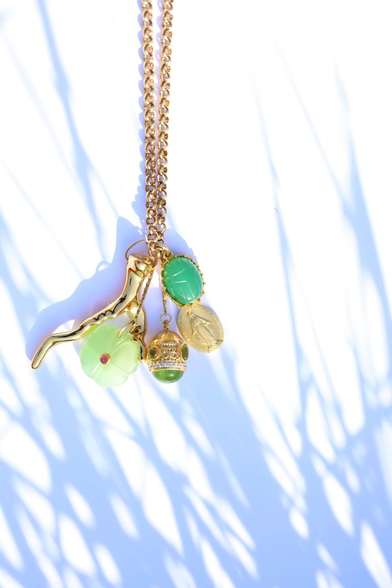 Sautoir Florentin – l’éclat des talismans - Mathilde ma muse : bijoux de créateur