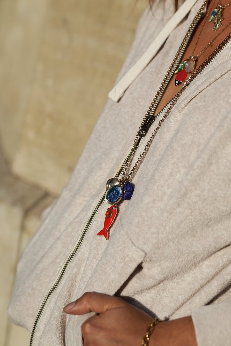 Sautoir Poisson — Trésor nomade - Mathilde ma muse : bijoux de créateur