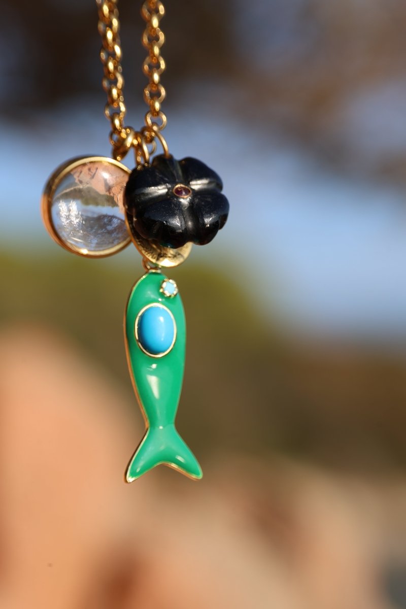 Sautoir Poisson — Trésor nomade - Mathilde ma muse : bijoux de créateur