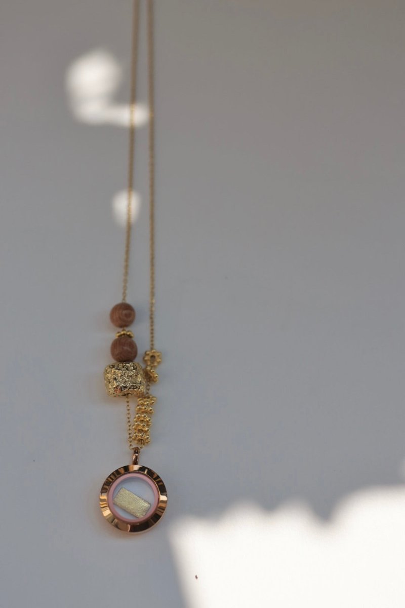 Sautoir Rayon de Bois - Mathilde ma muse : bijoux de créateur