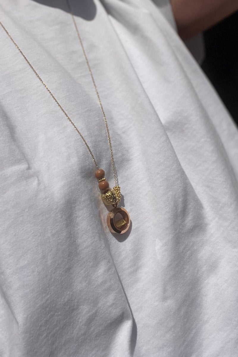 Sautoir Rayon de Bois - Mathilde ma muse : bijoux de créateur