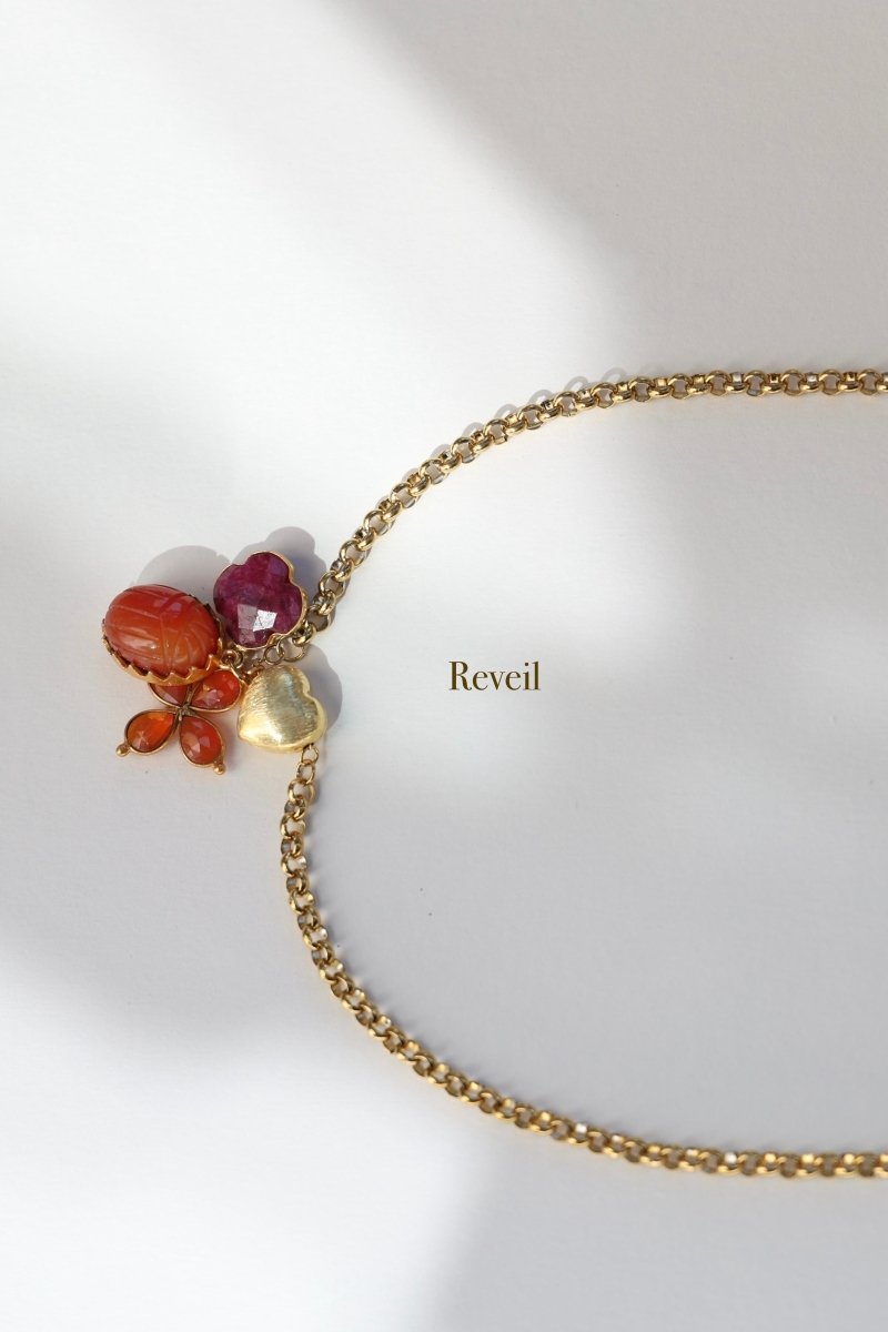 Sautoir Talisman magique - Mathilde ma muse : bijoux de créateur