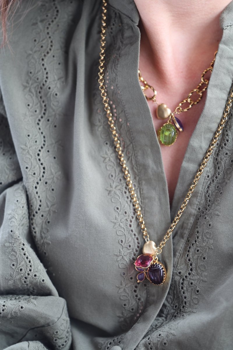 Sautoir Talisman magique - Mathilde ma muse : bijoux de créateur