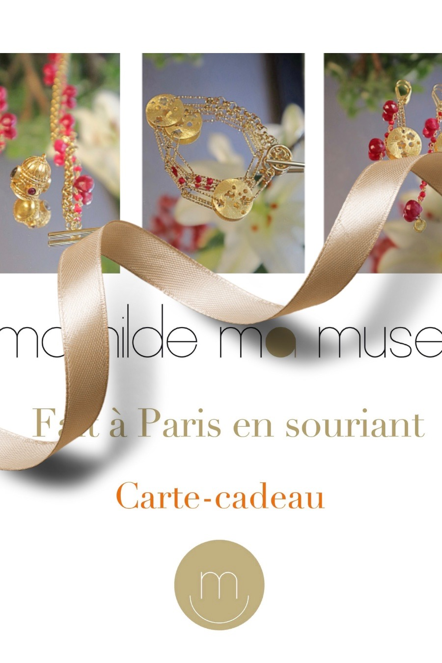 Mathilde Ma Muse carte cadeaux, Bijoux de Créateur