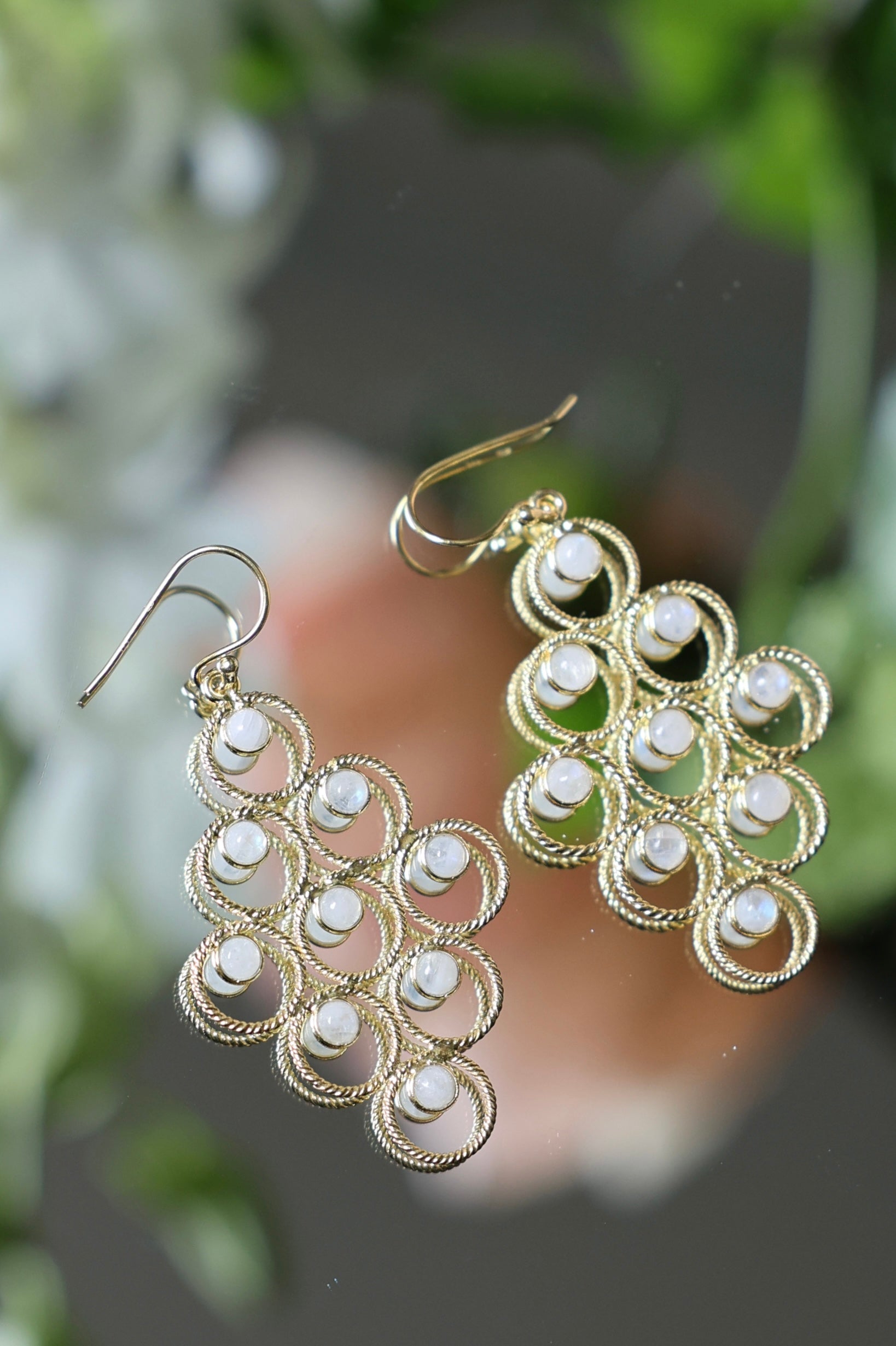 Boucles d'Oreilles Mauresques en Vermeil