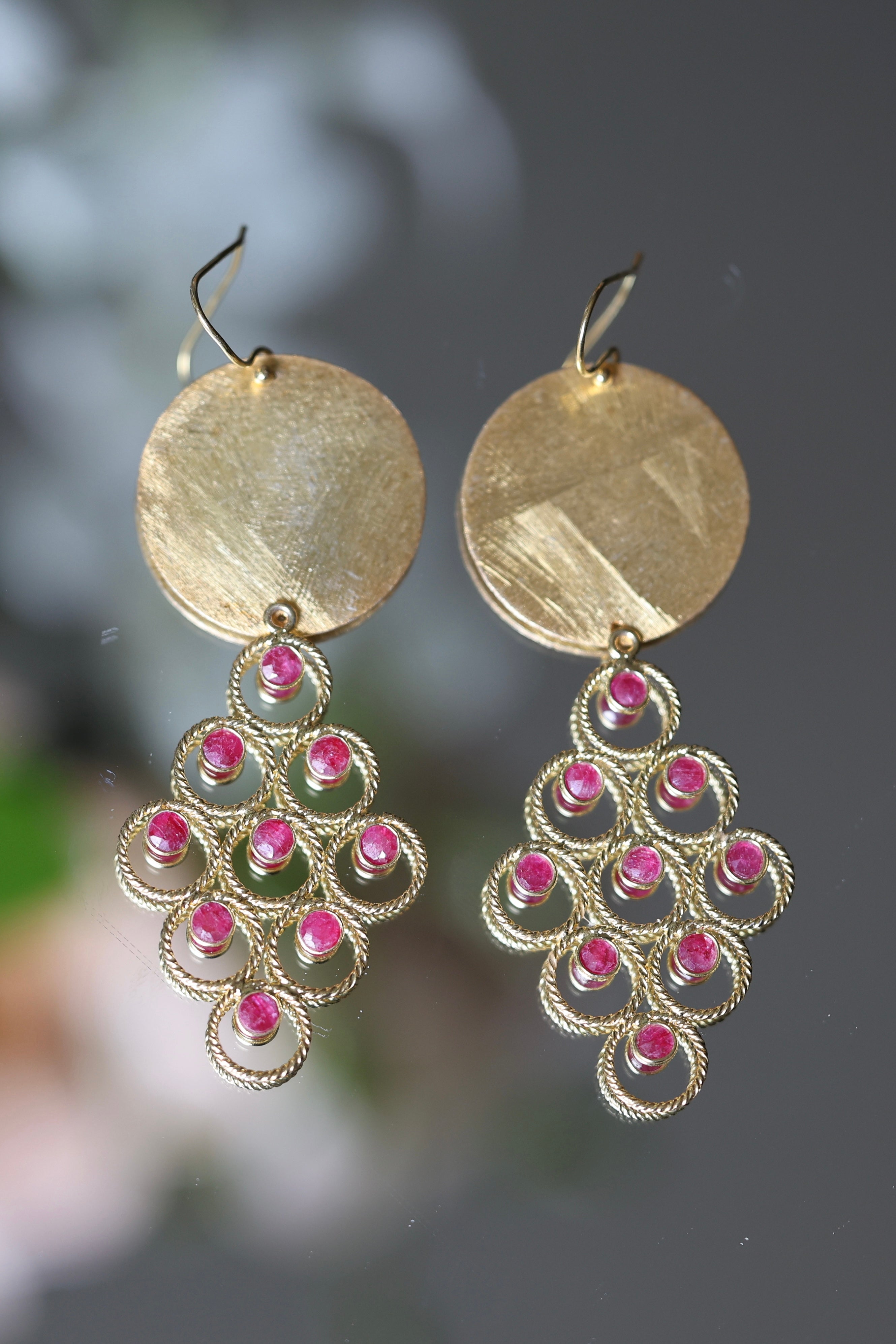 Boucles d'Oreilles Soleil d'Italie