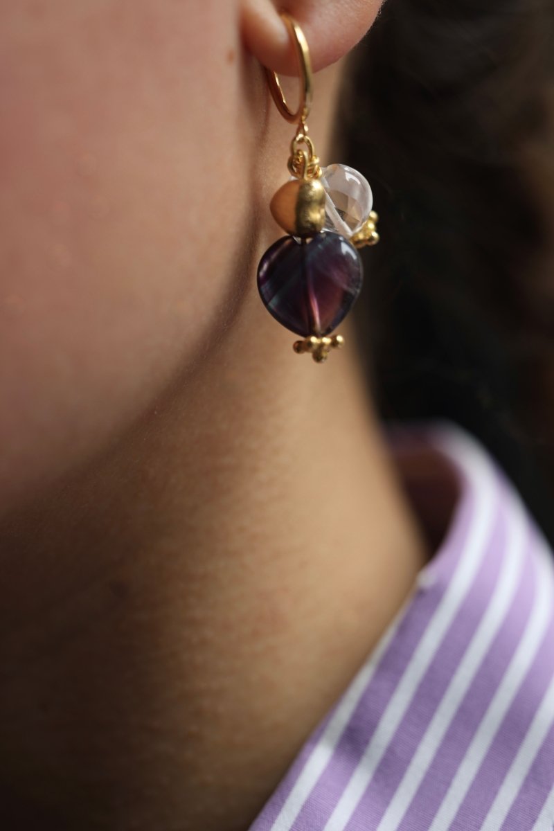 Boucles d’oreilles Duo du Love - Mathilde ma muse : bijoux de créateur