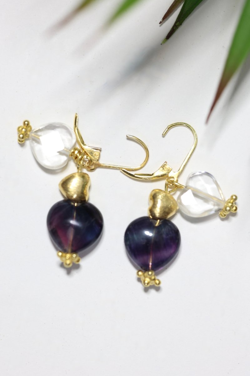 Boucles d’oreilles Duo du Love - Mathilde ma muse : bijoux de créateur