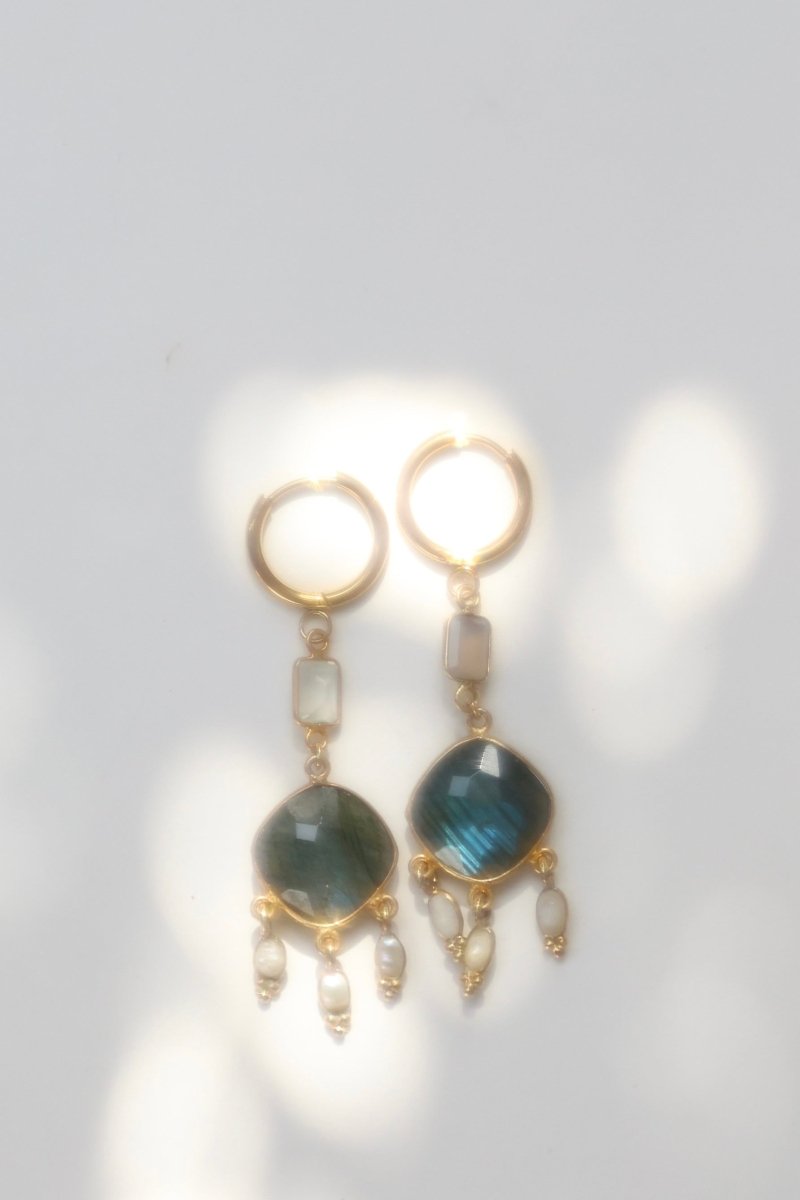 Boucles d'Oreilles Éclats Enchantés - Mathilde ma muse : bijoux de créateur
