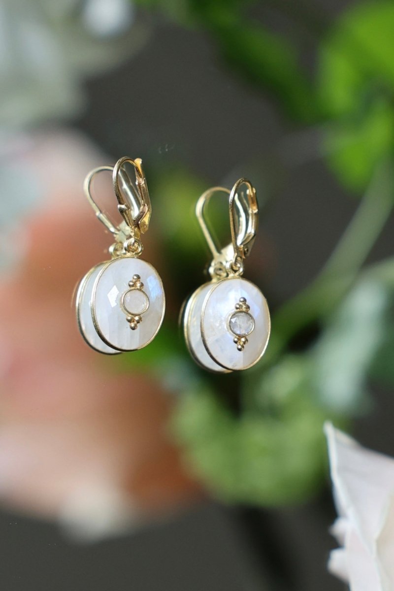Boucles d'Oreilles Jardin d'Hiver - Mathilde ma muse : bijoux de créateur