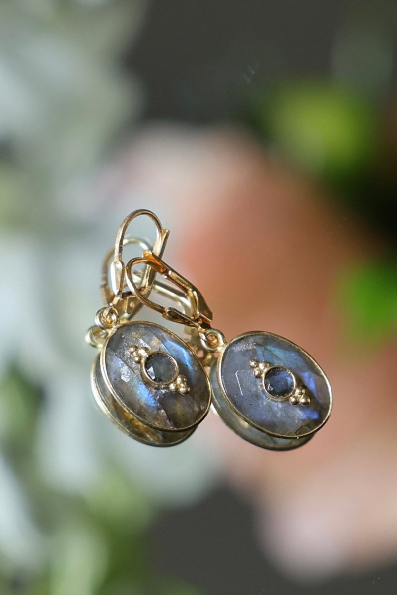 Boucles d'Oreilles Jardin d'Hiver - Mathilde ma muse : bijoux de créateur