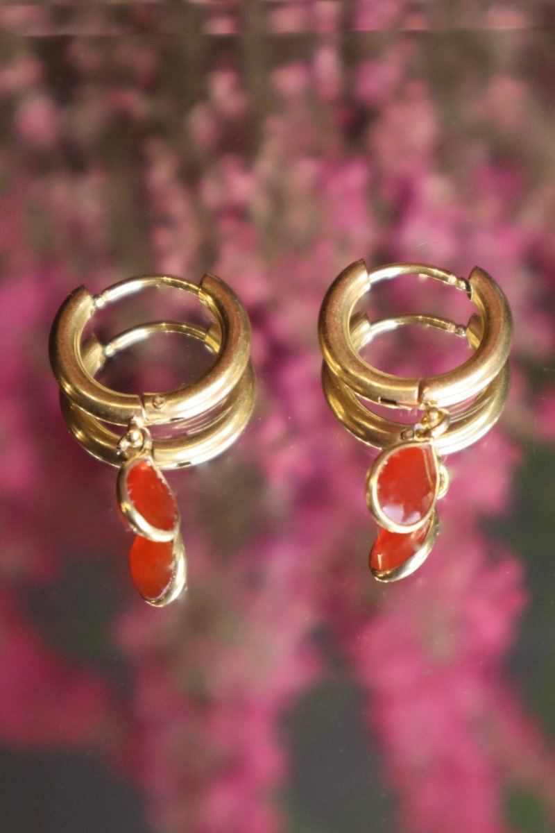 Boucles d'oreilles - Pierres Fines Authentiques - Mathilde ma muse : bijoux de créateur
