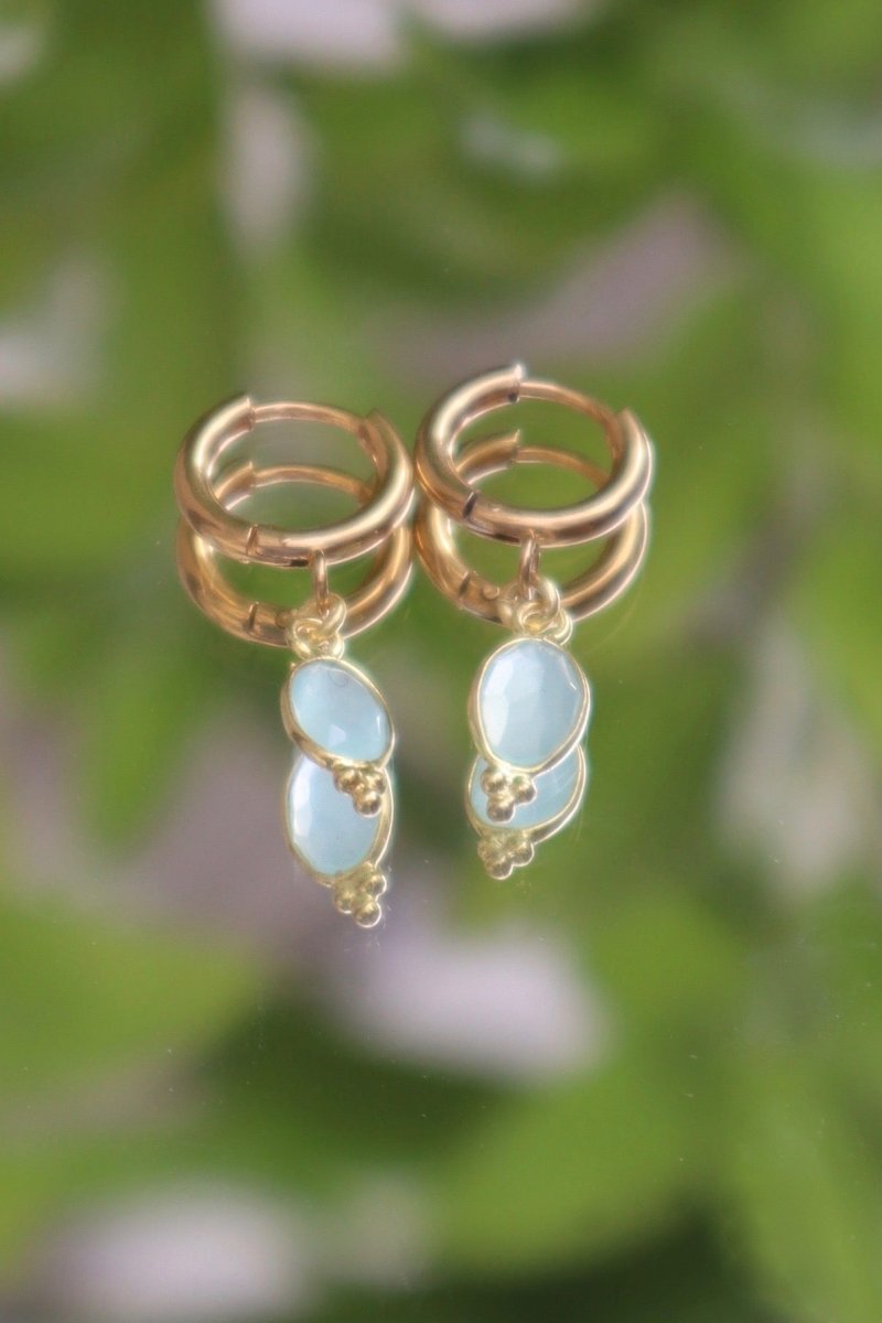 Boucles d'oreilles - Pierres Fines Authentiques - Mathilde ma muse : bijoux de créateur
