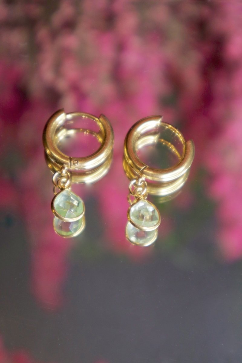 Boucles d'oreilles - Pierres Fines Authentiques - Mathilde ma muse : bijoux de créateur
