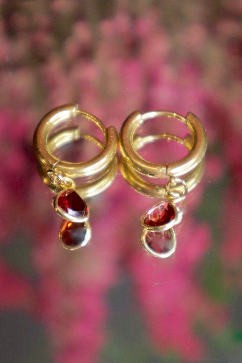 Boucles d'oreilles - Pierres Fines Authentiques - Mathilde ma muse : bijoux de créateur