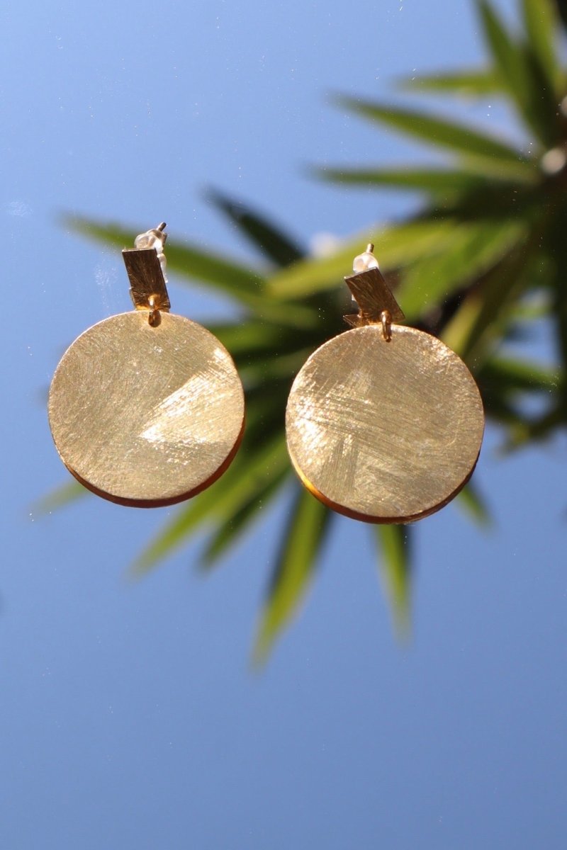 Boucles d'oreilles Soleil Couchant - Mathilde ma muse : bijoux de créateur