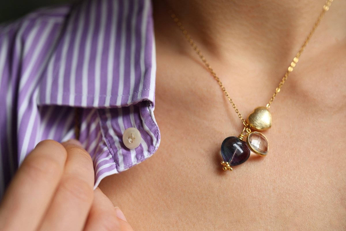 Collier Duo du Love - Mathilde ma muse : bijoux de créateur