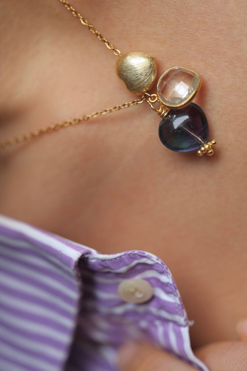Collier Duo du Love - Mathilde ma muse : bijoux de créateur