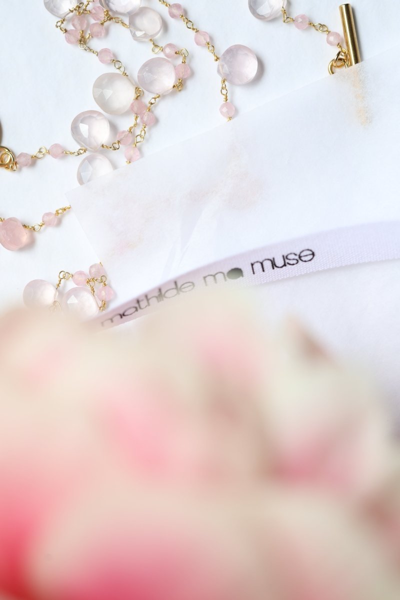 Collier Giardino di Rose - "Jardin d'Hiver" - Mathilde ma muse : bijoux de créateur