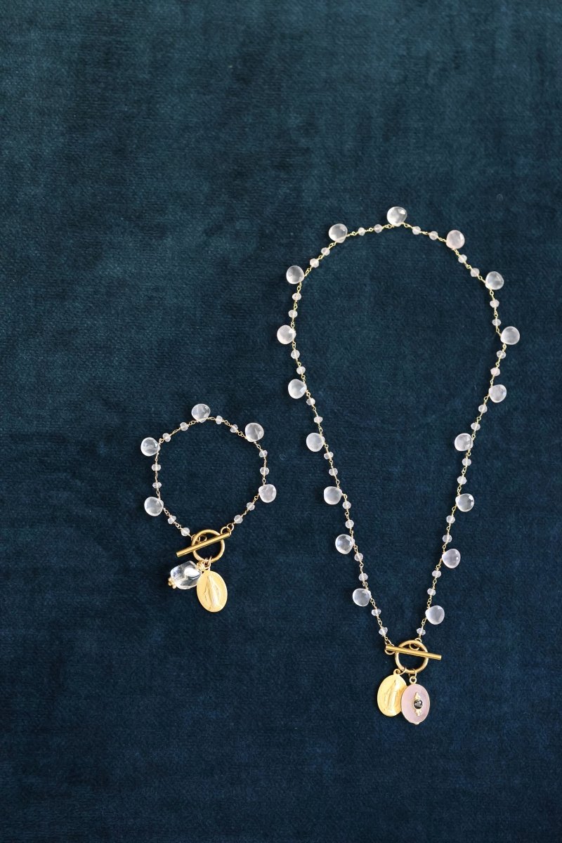 Collier Giardino di Rose - "Jardin d'Hiver" - Mathilde ma muse : bijoux de créateur