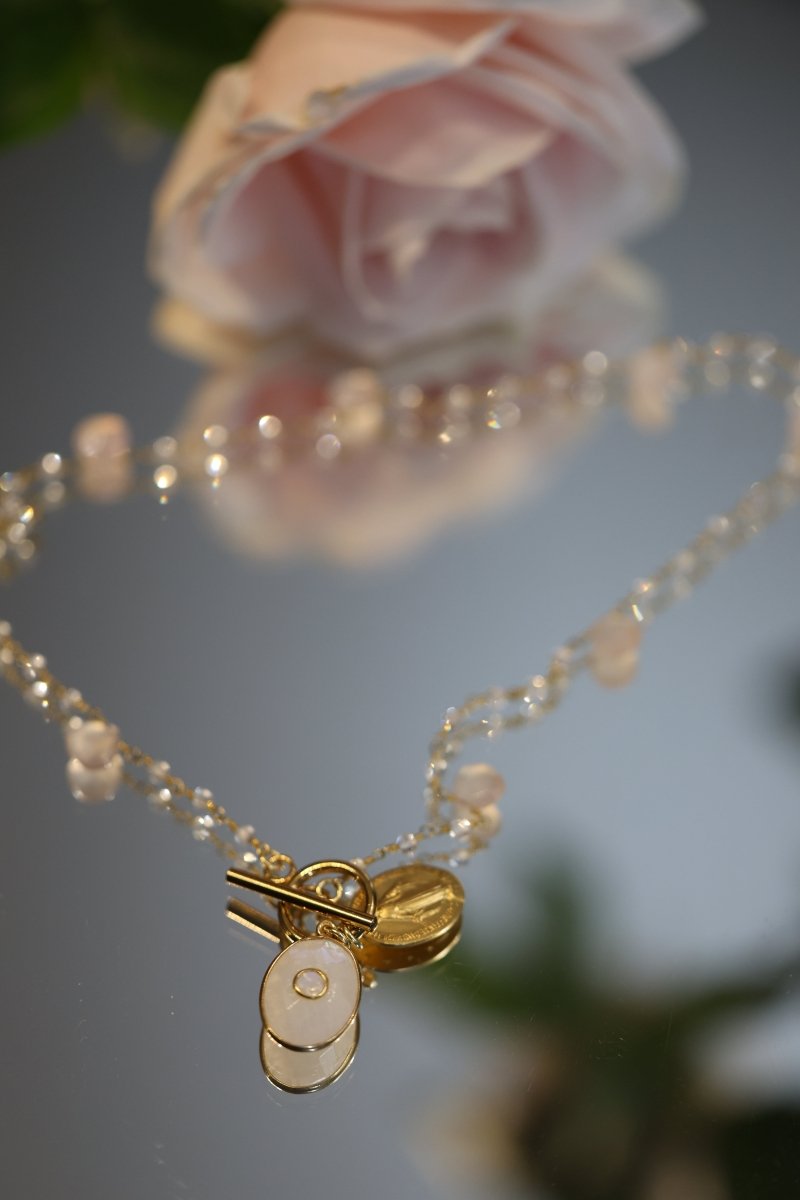 Collier Giardino di Rose - "Jardin d'Hiver" - Mathilde ma muse : bijoux de créateur