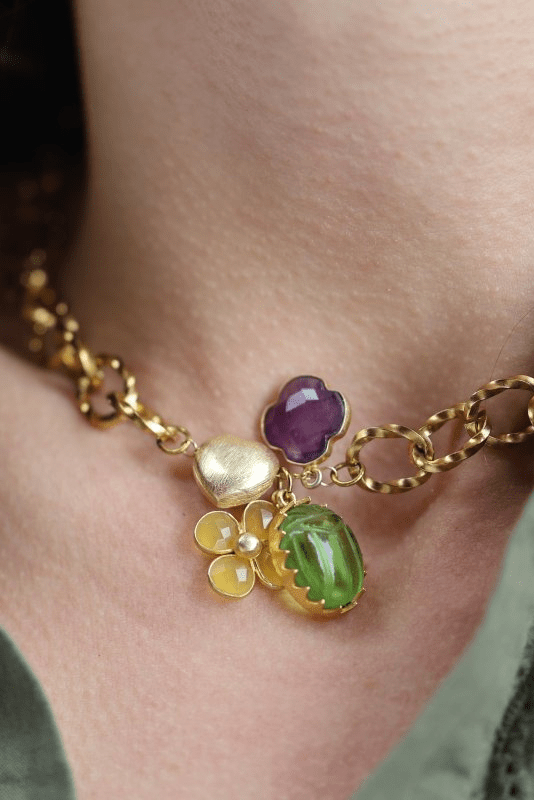 Collier Talisman Magique – Amulette précieuse - Mathilde ma muse : bijoux de créateur